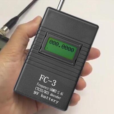 50MHz2.4GHz LCD Frequency Counter CTCSS/DCS Radio Testing Fr