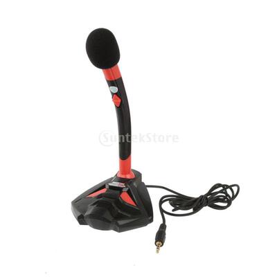 3.5mm Studio Microphone Mic For Skype Desktop PC Notebook Re