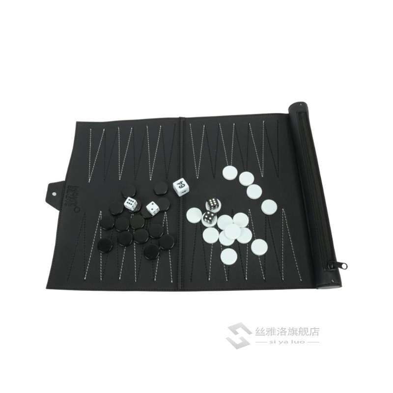 Leather Chessboard Backgammon P International Chess Set Boar