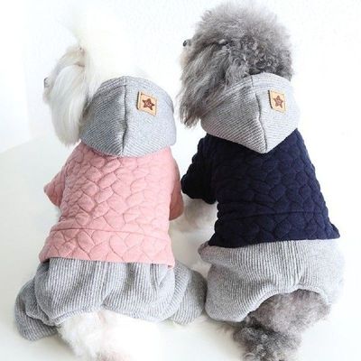 Winter Pet Dog Clothing Cat Dog Warm Jumpsuit Clothes Small