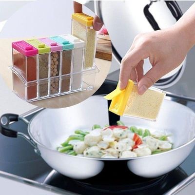Kitchen Utensils Spice Jar Seasoning Box 6Pcs/Set Kitchen