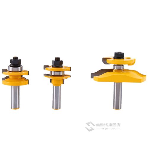 3pcs 1/2'' Shank Rail & Stile Ogee Cutter Panel