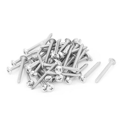 3.9mm x 40mm Phillips Truss Head Self Tapping Screw Fastener