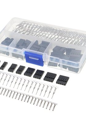 Pice 345 Pcs 40 Pin 2.54mm Pitch Connectors Male/Female Hous