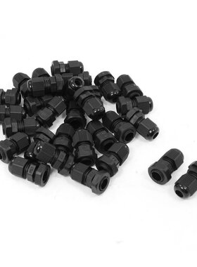 30Pcs PG07 3mm to 6.5mm Diameter Cable Glands Fasteners