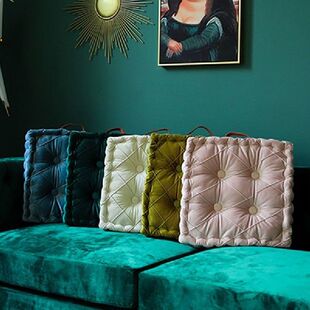 Square Pouf Tatami Cushion Pillow Floor Cushions Soft Seat