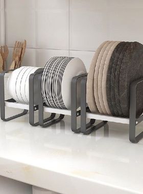Kitchen Organizer Cabinet Plates Dishes Drying Rack Holder