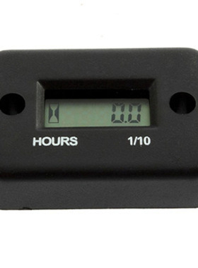 Hour Revolution Meter Snowmobile Boat Black