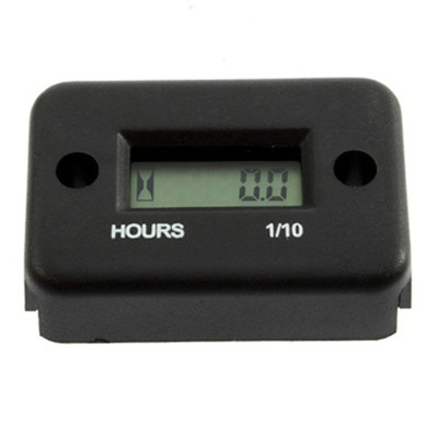 Hour Revolution Meter Snowmobile Boat Black