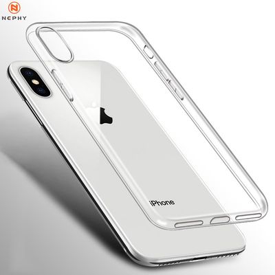 Clear Silicone Soft Case For iPhone XS Max XR X 12 11 pro 7