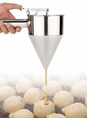 Stainless Steel Batter Pancake Ball Dispenser Cake Cupcake