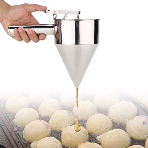 Stainless Steel Batter Pancake Ball Dispenser Cake Cupcake