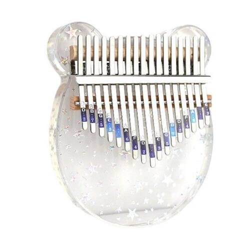 17 Keys Acrylic Kalimba Thumb Piano Finger Mbira Keyboard