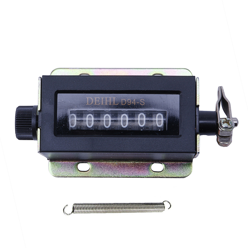 6 Digit D94-S Resettable Mechanical Pulling Count Counter Qu