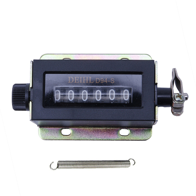 6 Digit D94-S Resettable Mechanical Pulling Count Counter Qu