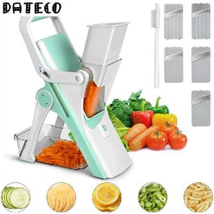 5-in-1 Safety Slicer Mandolin Manual Veggie Chopper