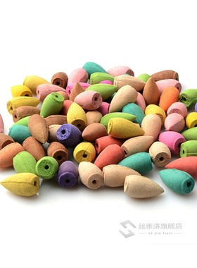 Colorful Fragrance Scent Tower Incense Floral Incense Cone W