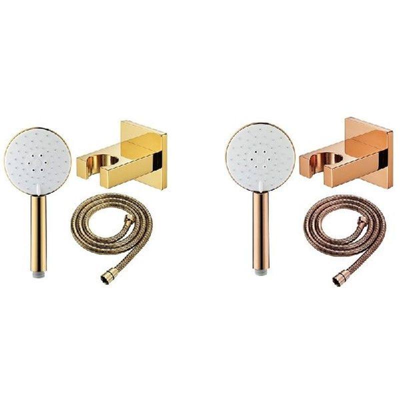 round abs hand spray pressurized hand shower head with