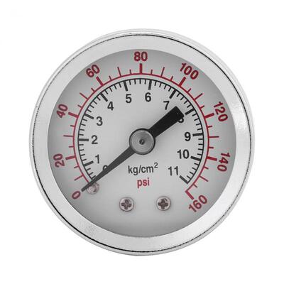0-160PSI 1/8NPT Pressure Gauge Manometer Water Oil Pressure