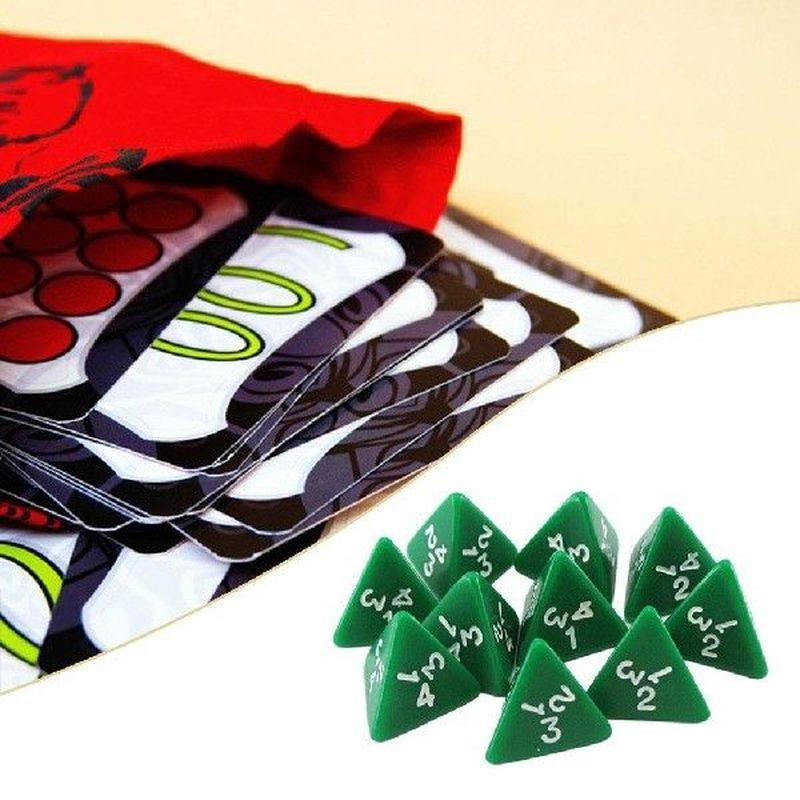 d4 dice props table games board game gambling  for dnd