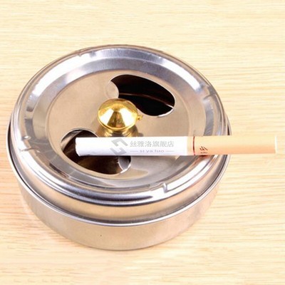 Portable Home Stainless Steel Cigarette Ash Tray Ashtray Rot