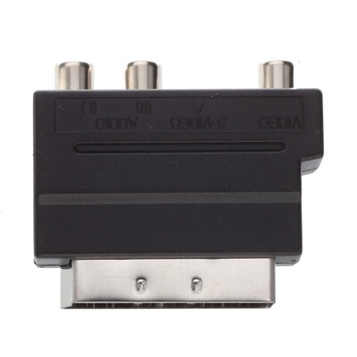 Skirt Black, Composite 3 RCA S Video Converter Adapter