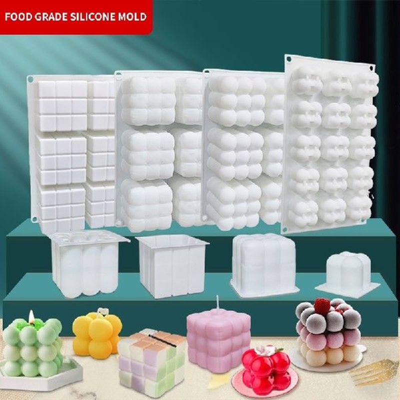 3pcs DIY Baking Silicone Mold Cloud Shape Mousse Cake Mould