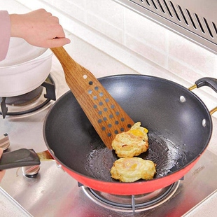 Hot 4 Pcs Kitchen Wooden Utensils for Cooking Non-Stick