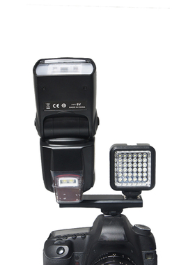 Shoe Flash Speedlite Light Bracket Splitter for Canon DSLR