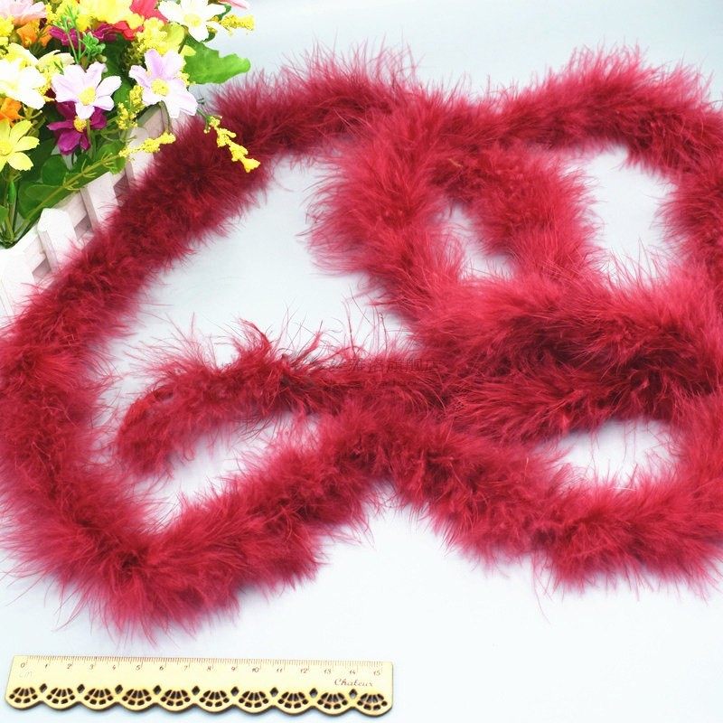 2 Meters fluffy turkish feather boa / scarf  accessories fea图片