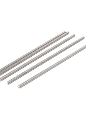 M5 x 170mm 304 Fully Threaded Rod Bar Studs Fasteners 5 Pcs