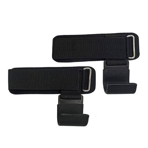 2 PCS Weight Lifting Hook Training Fitness Gym Grips Straps