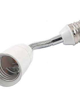 E27 to E27 Flexible Gooseneck Extension Bulb Socket Adapter