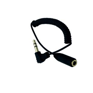 3.5mm Male To Female Jack 3 Pole 90 Degree Plug Extension Au