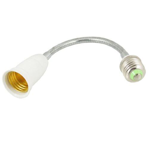 Light Lamp Bulb Socket E27 Gooseneck Extender Adapter