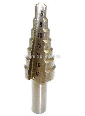 6-18mm Metric 7 Steps (6,8,10,12,14,16,18mm) Stepped Cone Dr