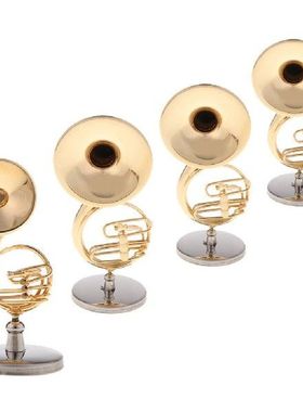 Tooyful Exquisite Copper Miniature Sousaphone with Wood