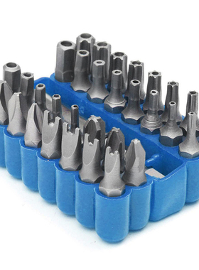 33Pcs Security Bits Torx Bit Set Tamper Proof Torx Spanner S