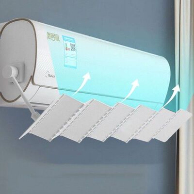 Folding Air Conditioner Deflector Adjustable Foldable