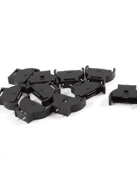 10 Pieces Shell CR2032 Button Cell Battery Sockets Holder Ca