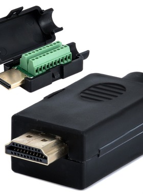 HDMI Plug Breakout Terminals Solderless Connector Mounting 2