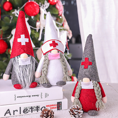 Christmas Nurses Doll Ornaments 2020 Merry Christams Decor