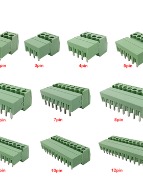 5Pair 15EDG 3.81mm KF2EDG 2/3/4/5/6/7/8/9/10/12 Pin  Right A