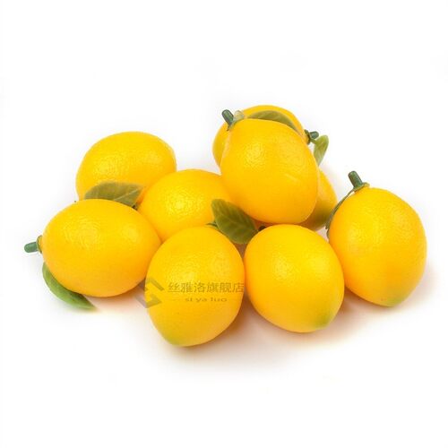 5/20/50pcs Mini Artificial Lemon Fake Foam Fruits and Vegeta