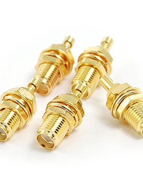 5pcs Big Hole SMA Female Center Nut Bulkhead Crimp RG174 RG