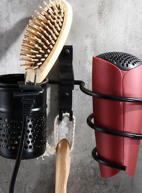 Saving Space Aluminum Shelf Household Hair Dryer Rack Bathro