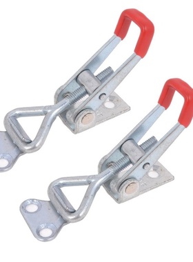 4001 100Kg 220-Pound  Shaped Lever Latch Clamp,2-Piece