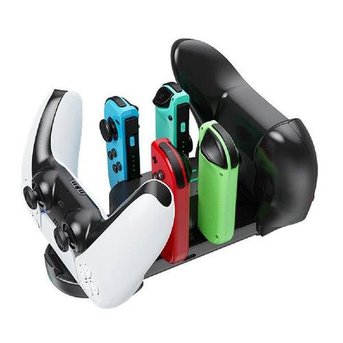 Charger Station for Nintendo Switch Pro Controller 6 in 1