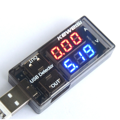 USB Current Tester Meter USB Ammeter USB Detector Row Shows