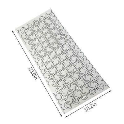 Baking Mat Silicone Anti-slip Pastry Sheet Non-stick Round